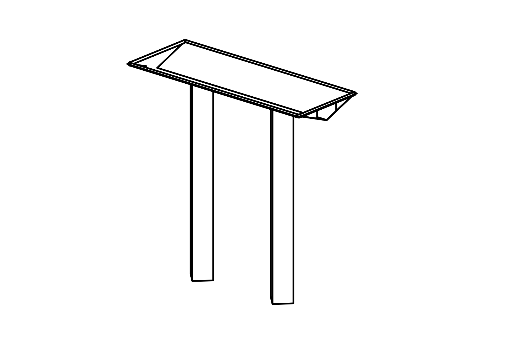 Water Tray, length = 2 m