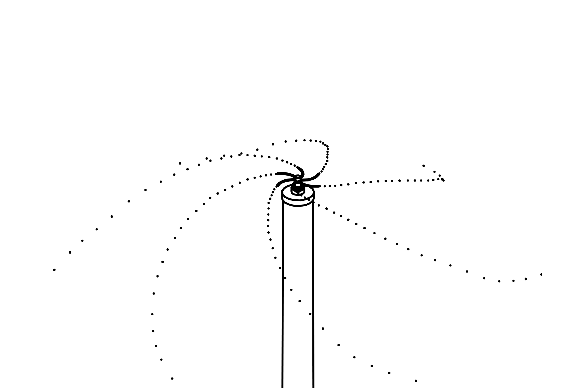 Horizontal Star Rotor – Mast made of larch
