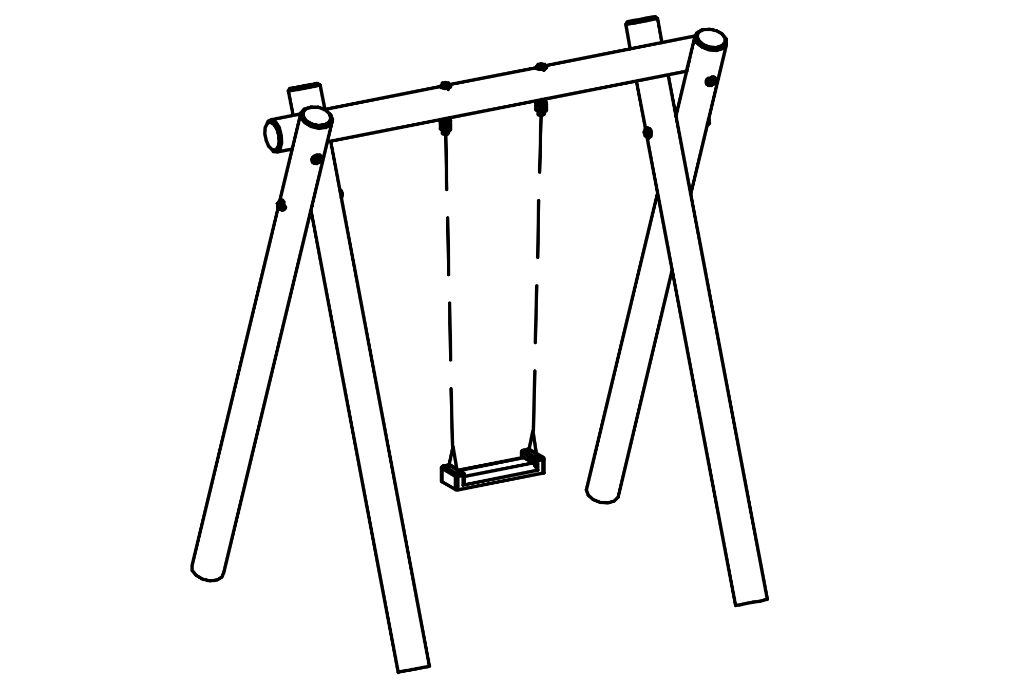 Multi-surface Swing, height = 2.55 m