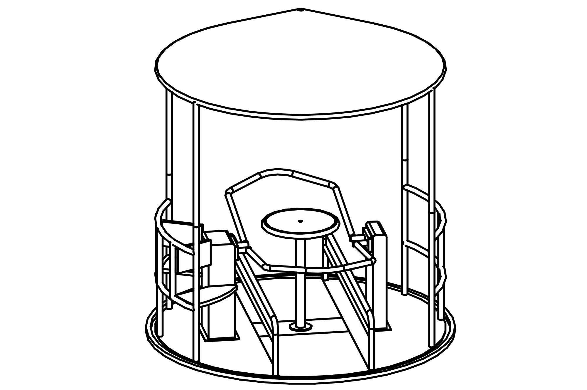 Big Wheelchair Carousel