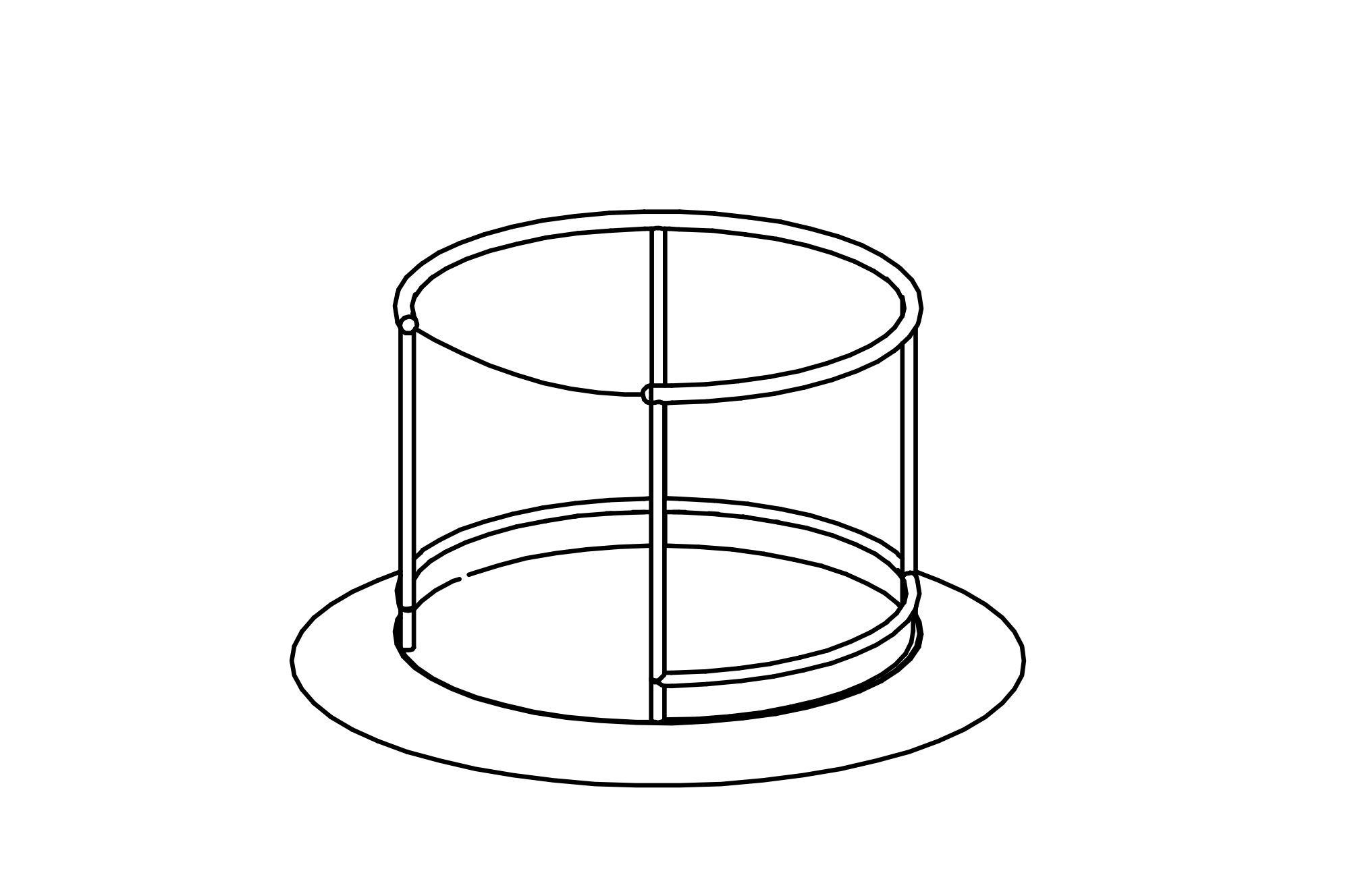 Small Wheelchair Carousel