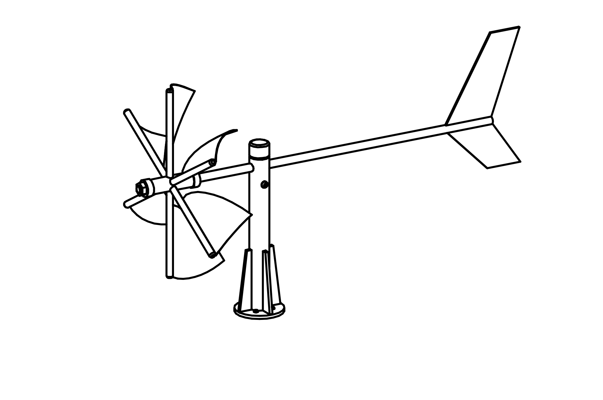 Six-Fan Windmill for attachment