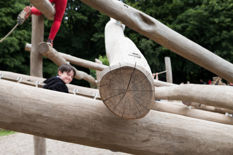 National Trust Gibside Playground Slides