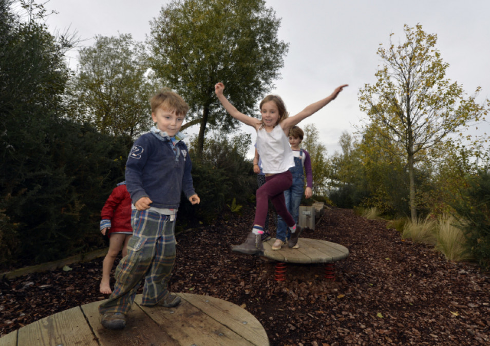 Queen Elizabeth Olympic Park Slides