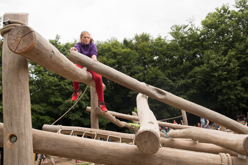 National Trust Gibside Playground Slides
