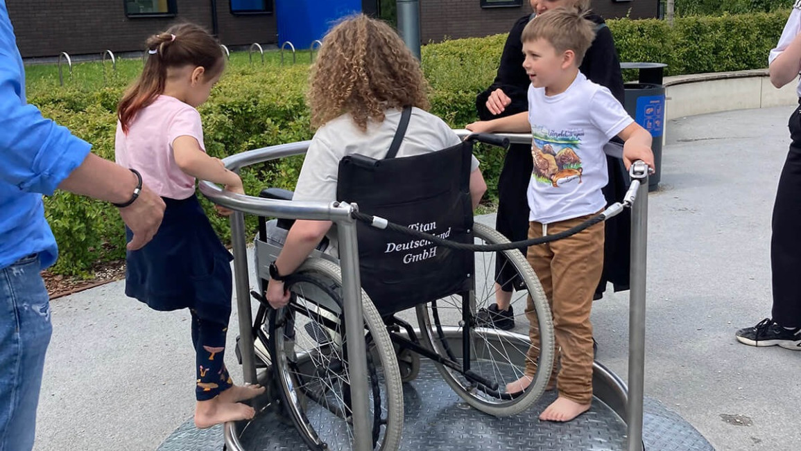 Inclusive Playground Equipment - Roundabouts and Spinners