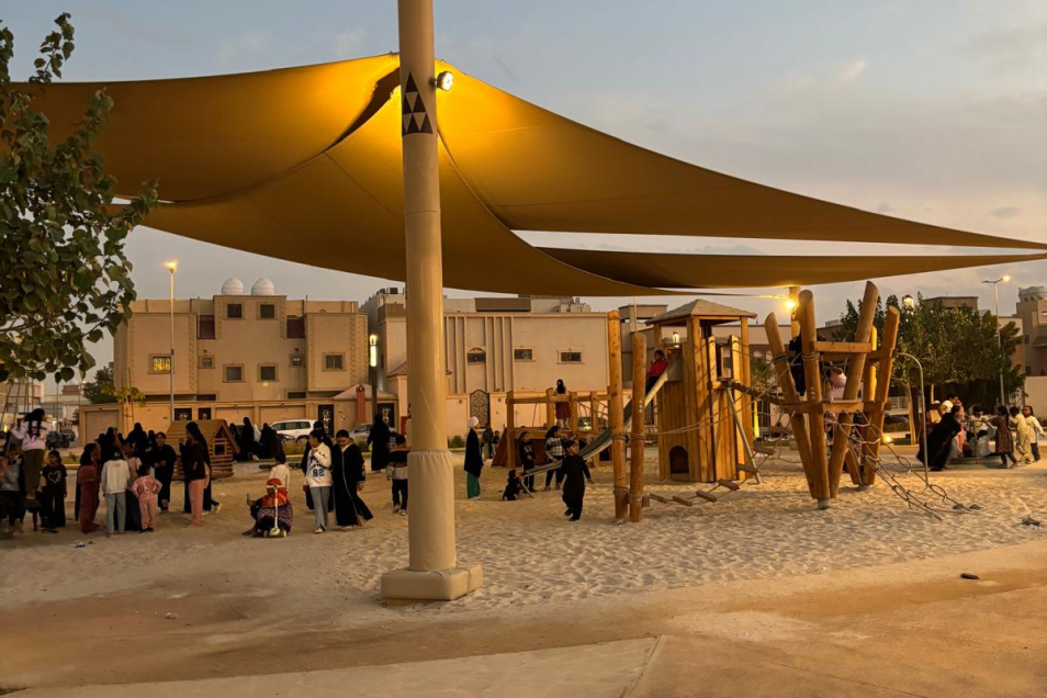 Community Playground Opens in Al - Midan Park, Diriyah , Saudi Arabia