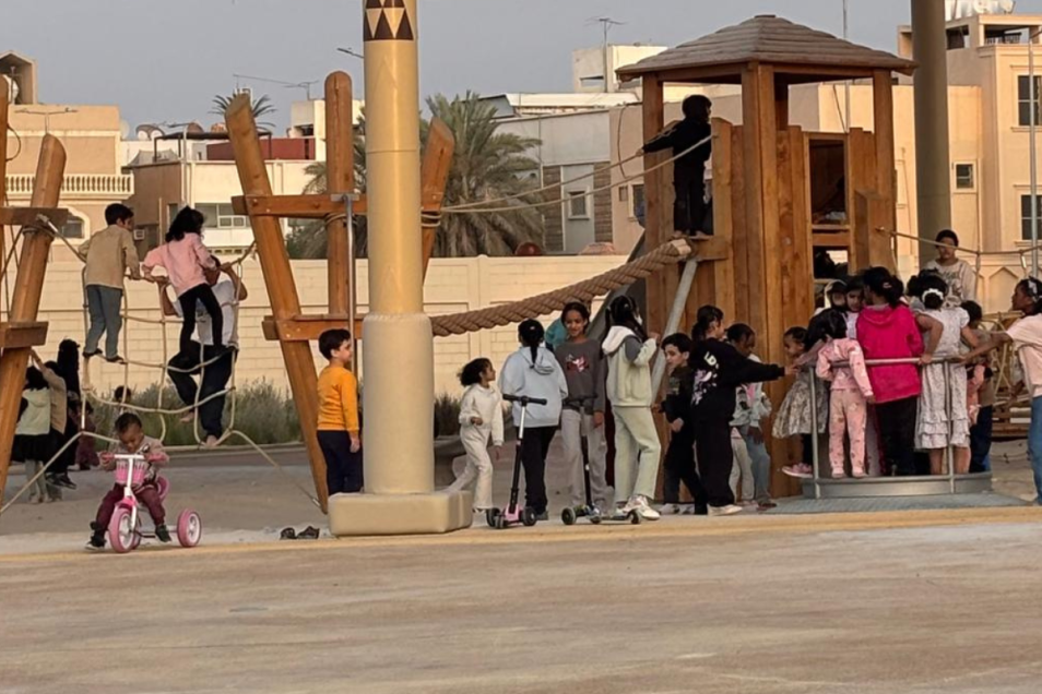 Community Playground Opens in Al - Midan Park, Diriyah , Saudi Arabia