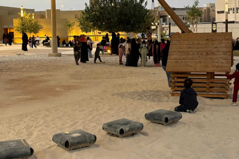 Community Playground Opens in Al - Midan Park, Diriyah , Saudi Arabia