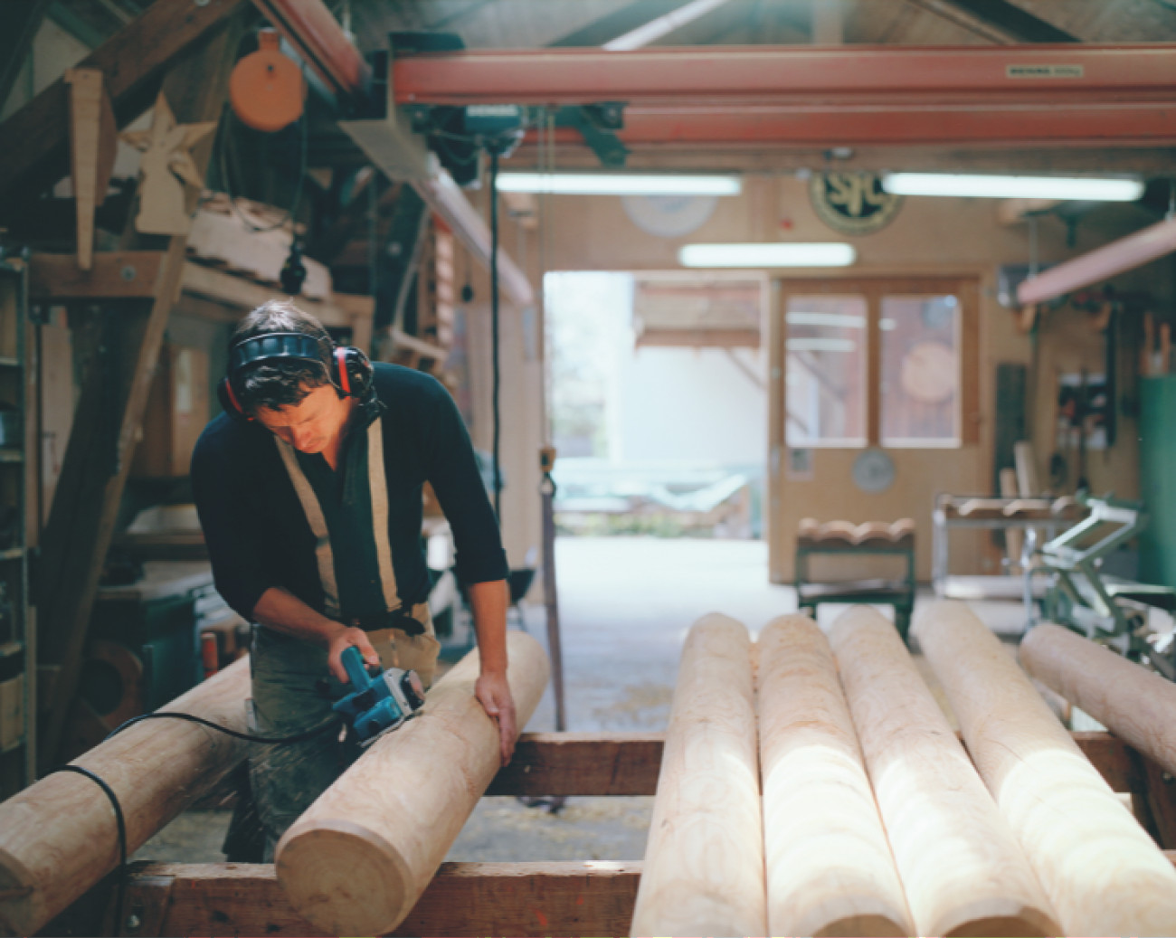 Workshop Photo of Playground Equipment being created