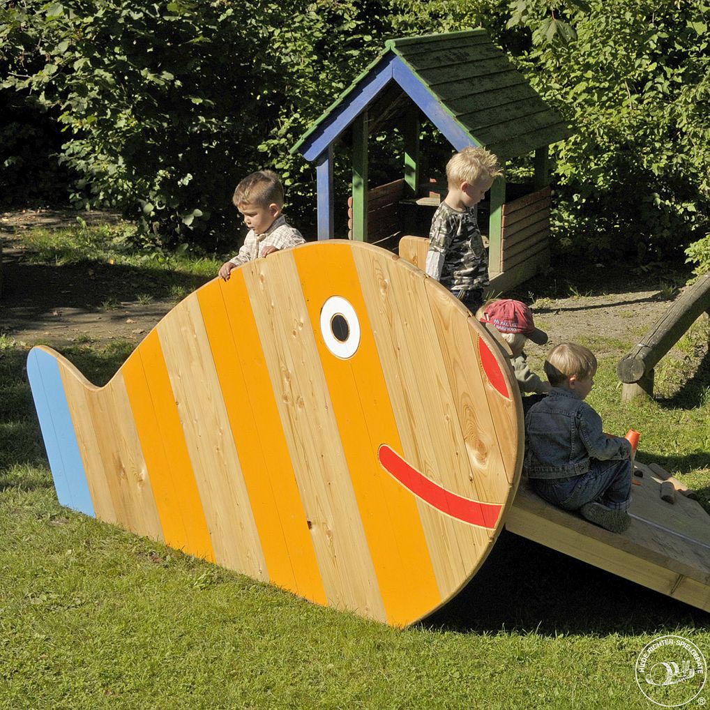 Small Fish with Stainless Steel Incline and Staircase